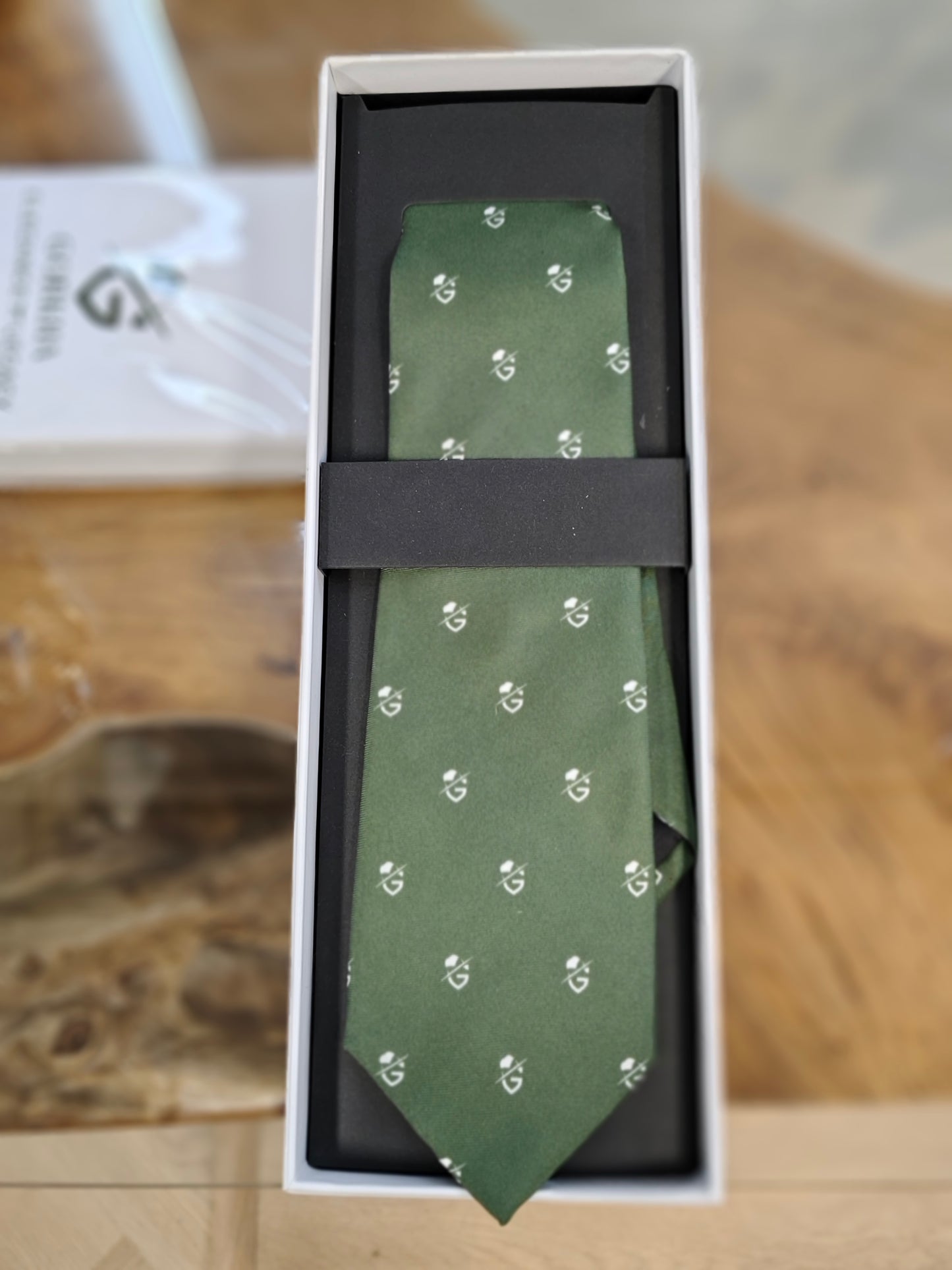 G Embossed Tie