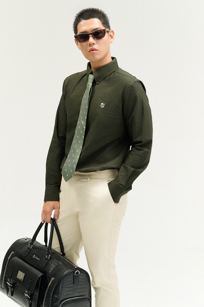 G Embossed Tie