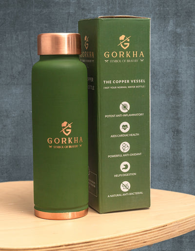 Green Copper Bottle