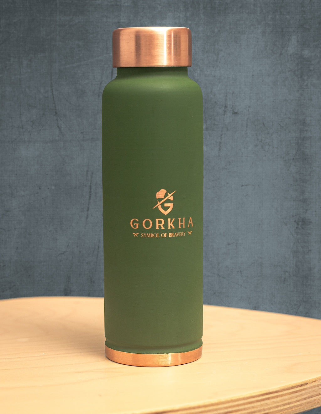 Green Copper Bottle